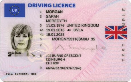 UK DRIVER’S LICENSE ONLINE