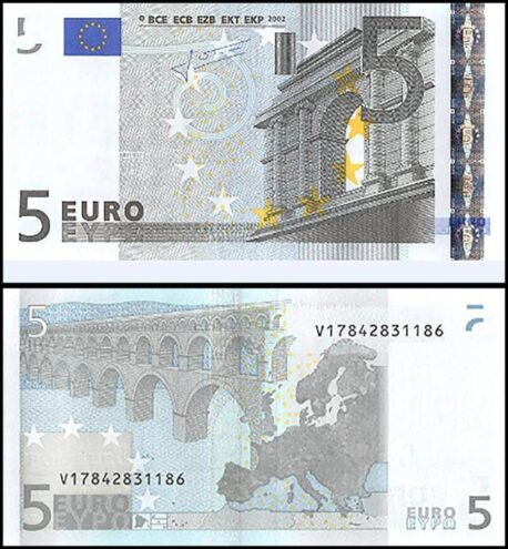 Euro €5 Bills