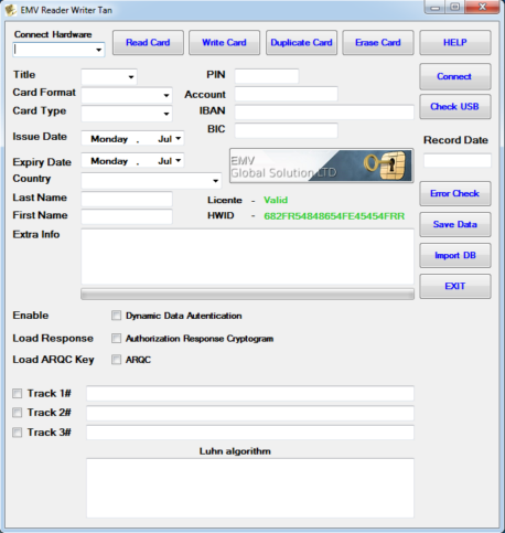 EMV READER/WRITER V8.6